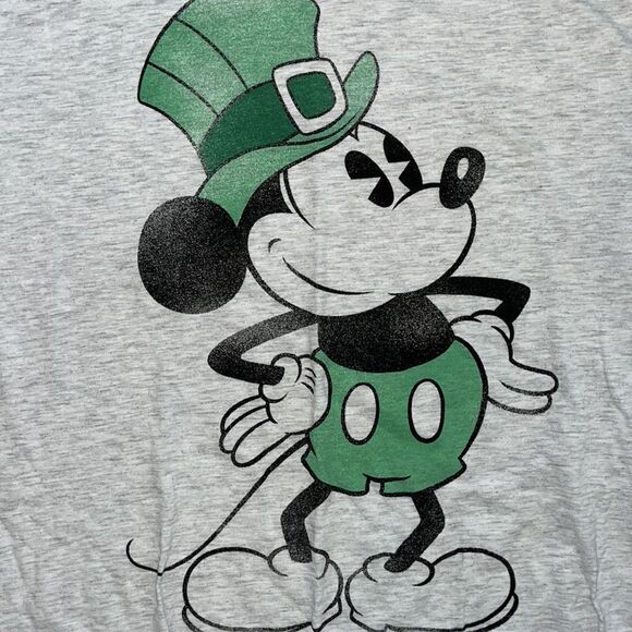 Walt Disney World Orlando Irish Mickey Mouse Leprechaun St Patrick’s Day T shirt - Picture 2 of 3